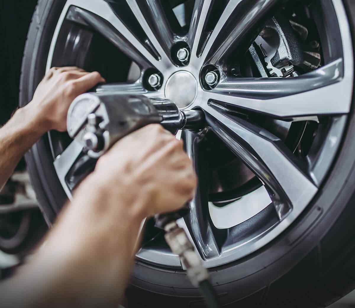 After the rims are cleaned, they are painted in the color of your choice.